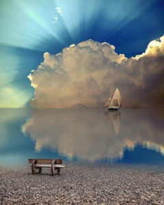 Red circle with three diagonal black lines on bottom left.