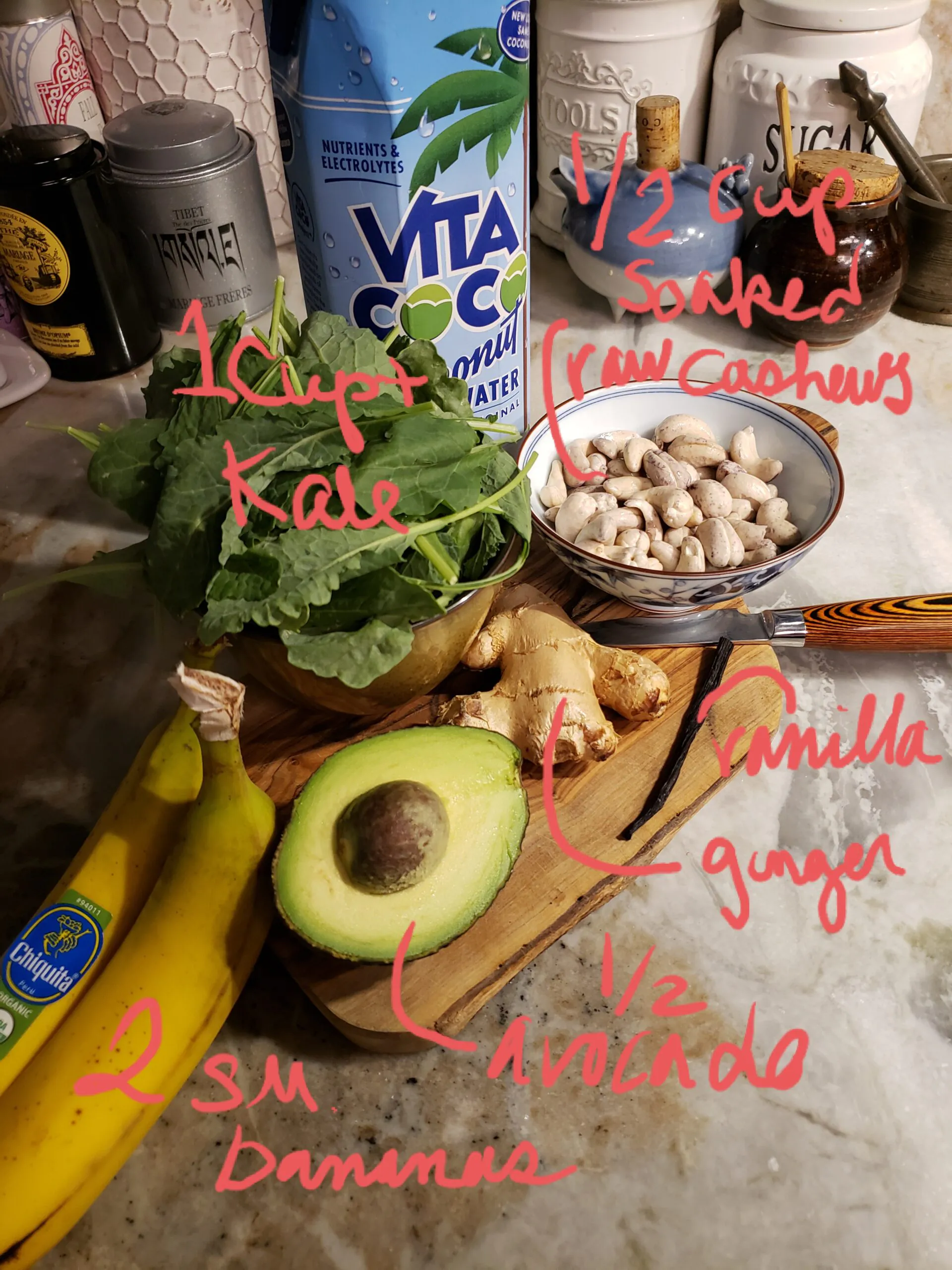 Green “Ice Cream” Smoothie